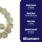 Super Jumbo Recycled Glass Beads - Beaded Wall Hangings - Extra Large African Sea Glass Beads 32-35mm - The Bead Chest (Rainbow Speckled)